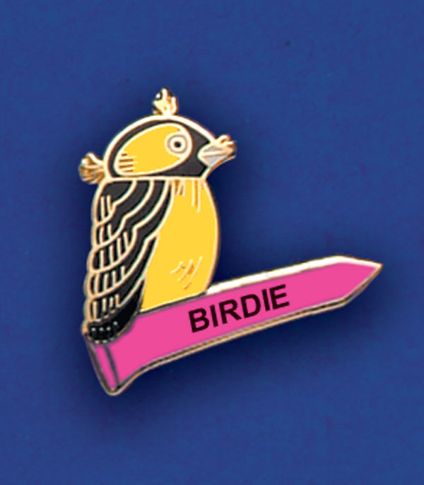 BIRDIE ON TEE PIN 3/4